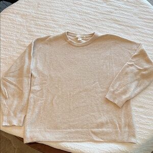 Treasure & Bond Beige Crewneck Sweater